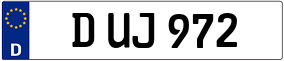 Truck License Plate